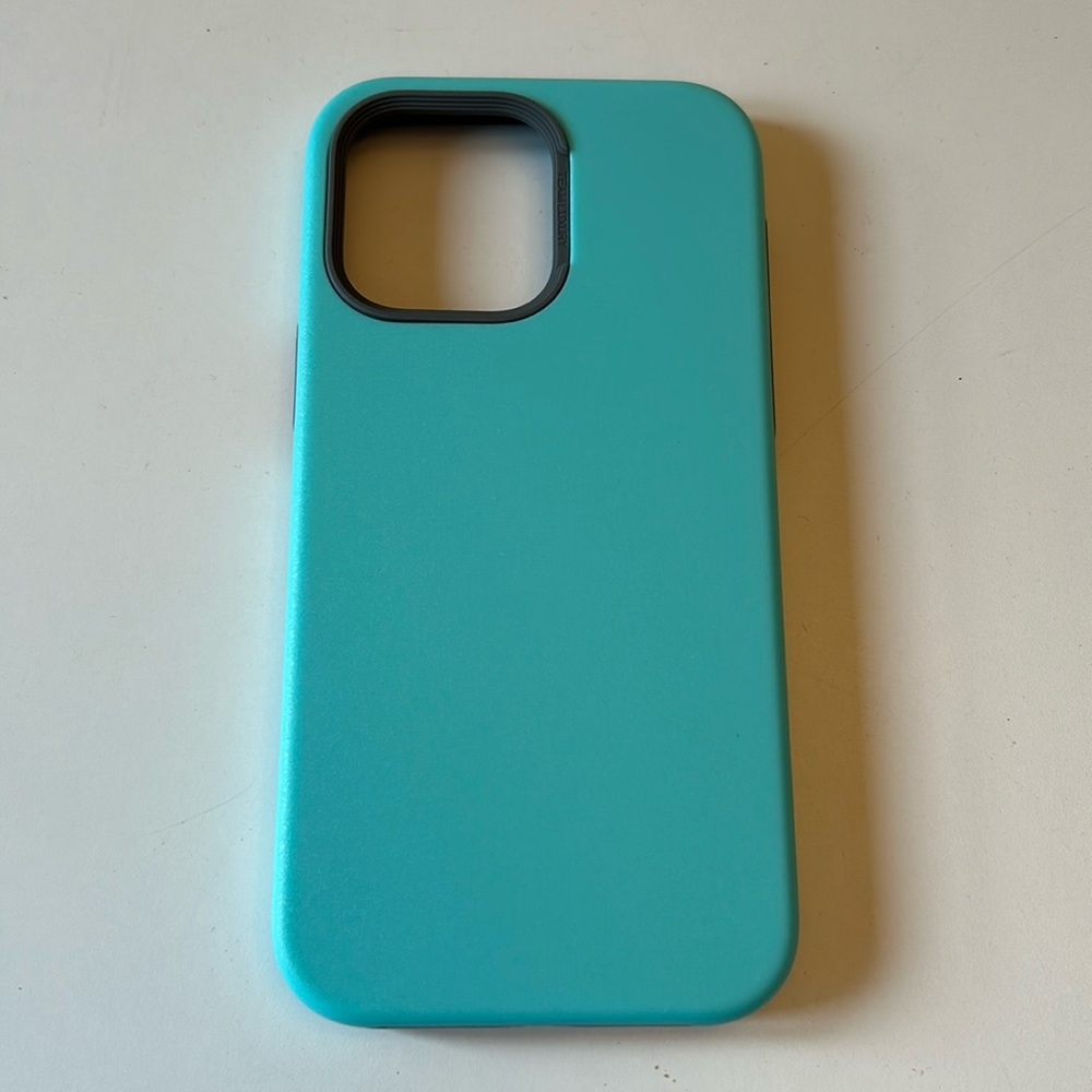 NEW NWT NIB iPhone 14 Pro Max Turquoise and Gray Case